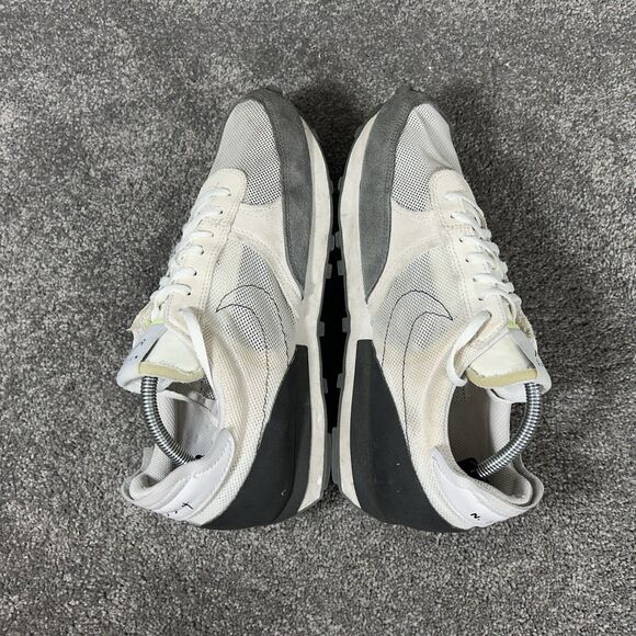 Nike Daybreak Type N.354 CJ1156-100 Mens 10.5 White Black Waffle Running Shoes - Picture 8 of 12